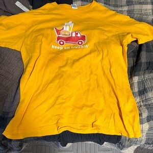 McDonald’s Yellow Graphic Keep On Trucking T-Shirt XL